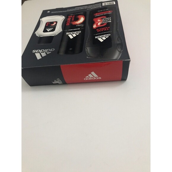 Adidas Team Force Set Of 3- EUA De Toilette Body Hair Face Gel & Deo Body Spray - Picture 4 of 10